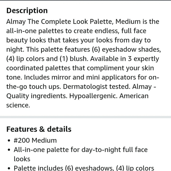 💥NEW ALMAY COMPLETE LOOK PALETTE - Picture 7 of 8